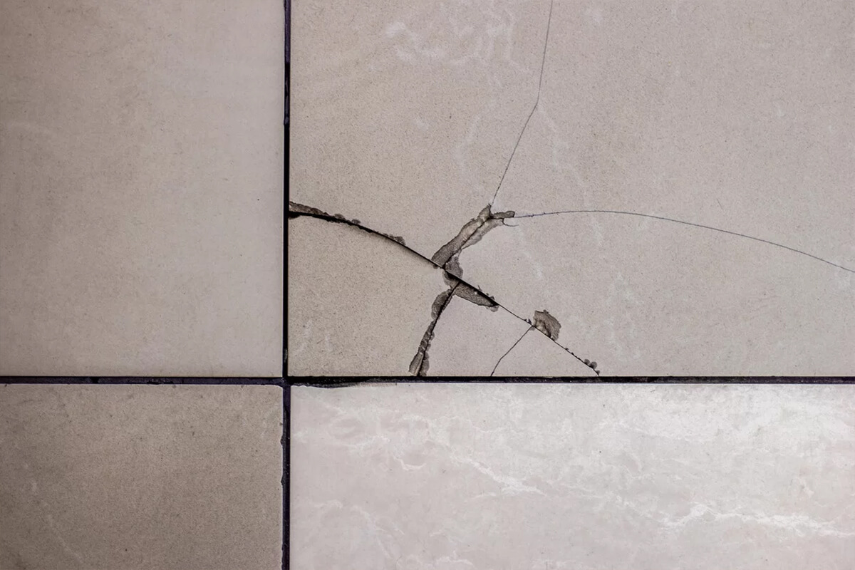 tile cracking issues at home