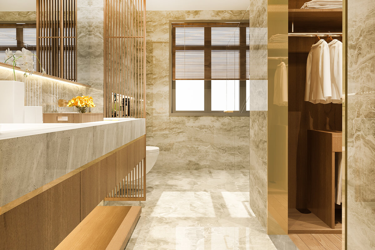 5 Reasons to Avoid Hardwood Flooring in The Bathroom​