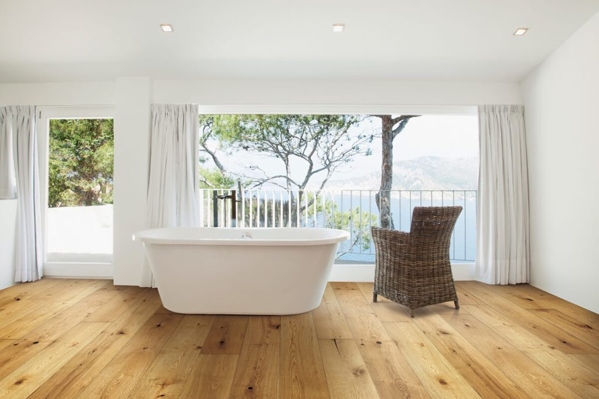hardwood floor bathroom st. louis