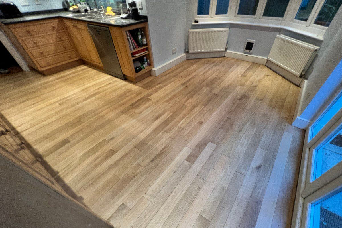 Water damage repair floor