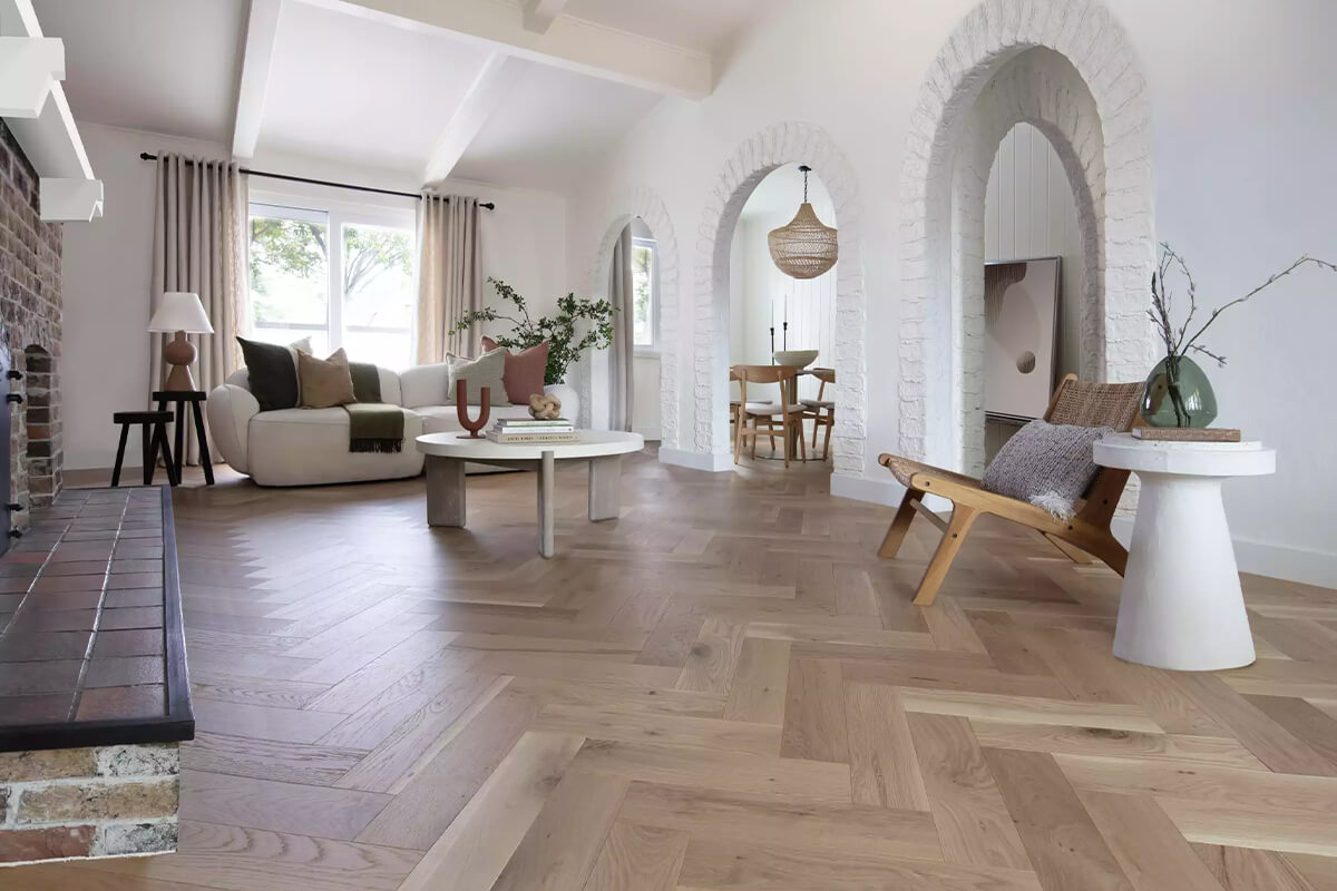Tips for planning your herringbone floor